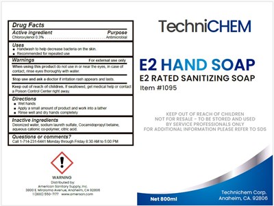 01b LBL_1095 E2 Hand Soap_800mL.jpg LABEL - 01b LBL 1095 E2 Hand Soap 800mL